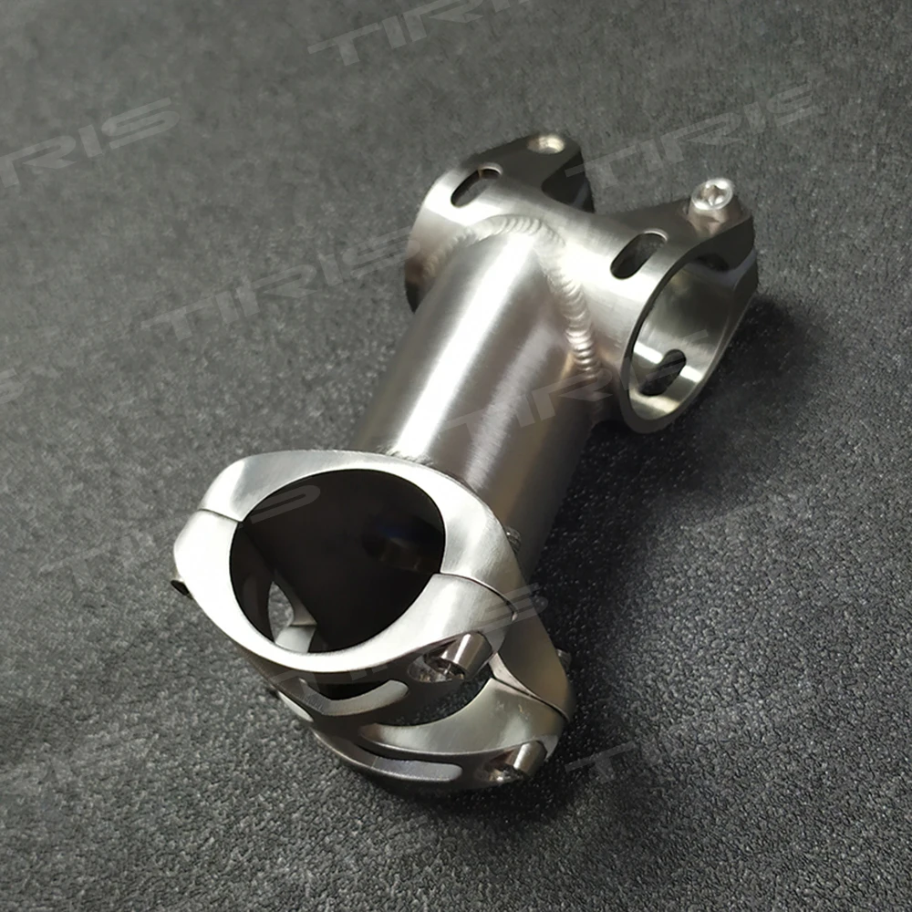 TIRIS- MTB CNC Integrated Bike Stem, Ultralight Bicycle, 28.6/25.4*25.4/31.8mm, 5 °-45 °, Custom Angle