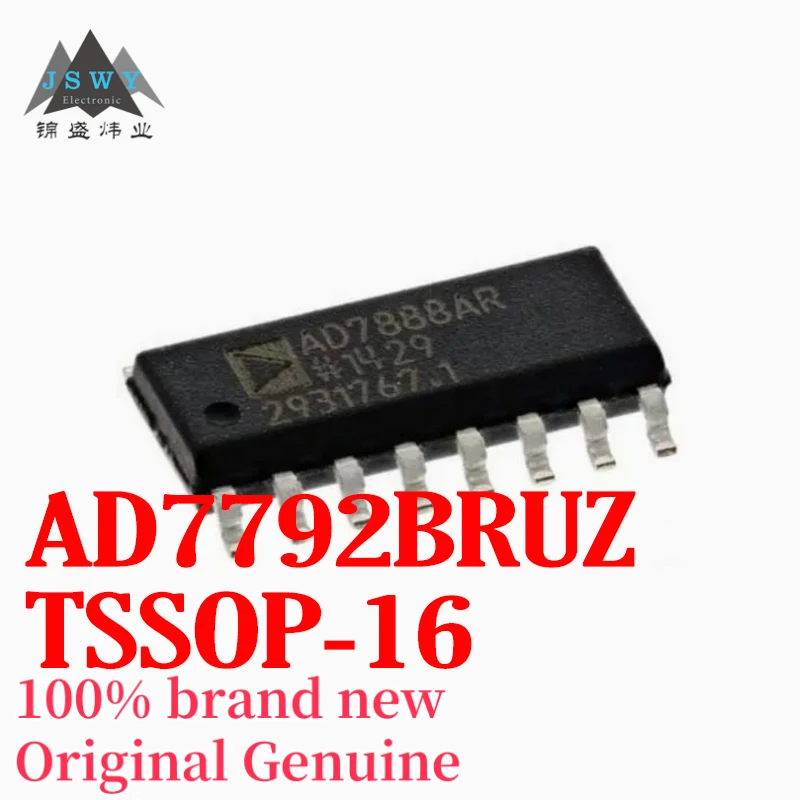 

(1/5 pcs) AD7792BRUZ AD7792 TSSOP16 Analog-to-Digital Converter Chip Fast Shipping, Free Shipping