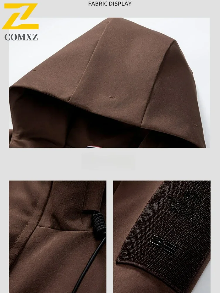 2025 Fashion Hiking Jackets Men Women Windproof Waterproof Camping Running Thin Gorpcore Unisex Coats Windbreaker Couple Work