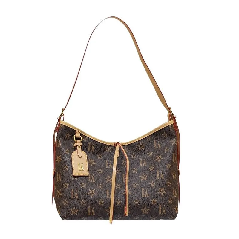 

High-End Stylish Casual Designer Diaper Bags For Women Minimalist Vintage Leather Large Capacity Crossbody Tote Bag