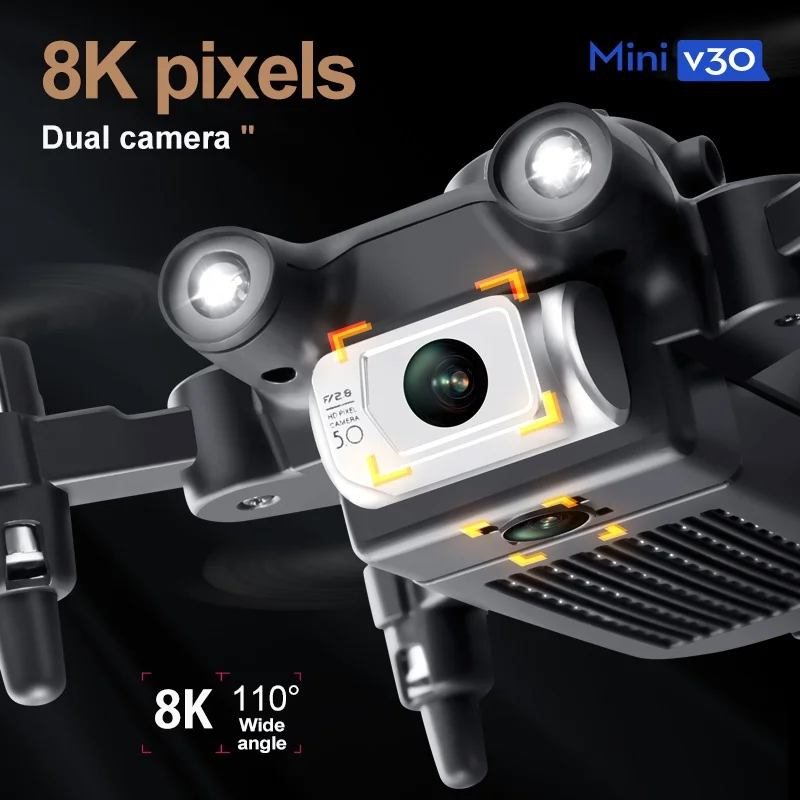 4DRC V30 Mini Drone 4K Professional 1080p HD aerial dual camera WiFi FPV Remote Control Quadcopter RC Helicopter Toy Gift