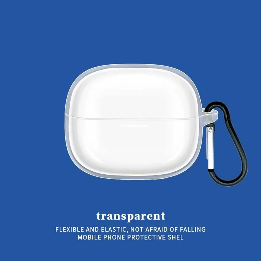 Custodia morbida in TPU per Redmi Buds 6 Pro Custodia protettiva trasparente Cover in pelle per Redmi Buds 6 Pro Protezione per auricolari wireless