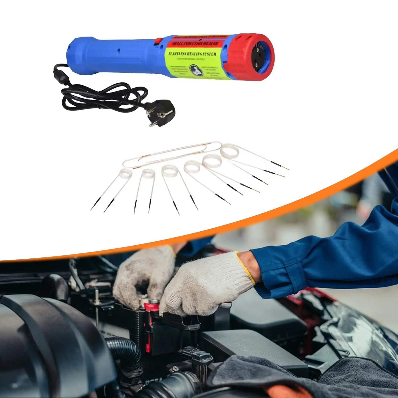 

Ручной индукционный обогреватель мощностью 1400 Вт, AU, 220 В, высокая рабочая эффективность, 8 катушек