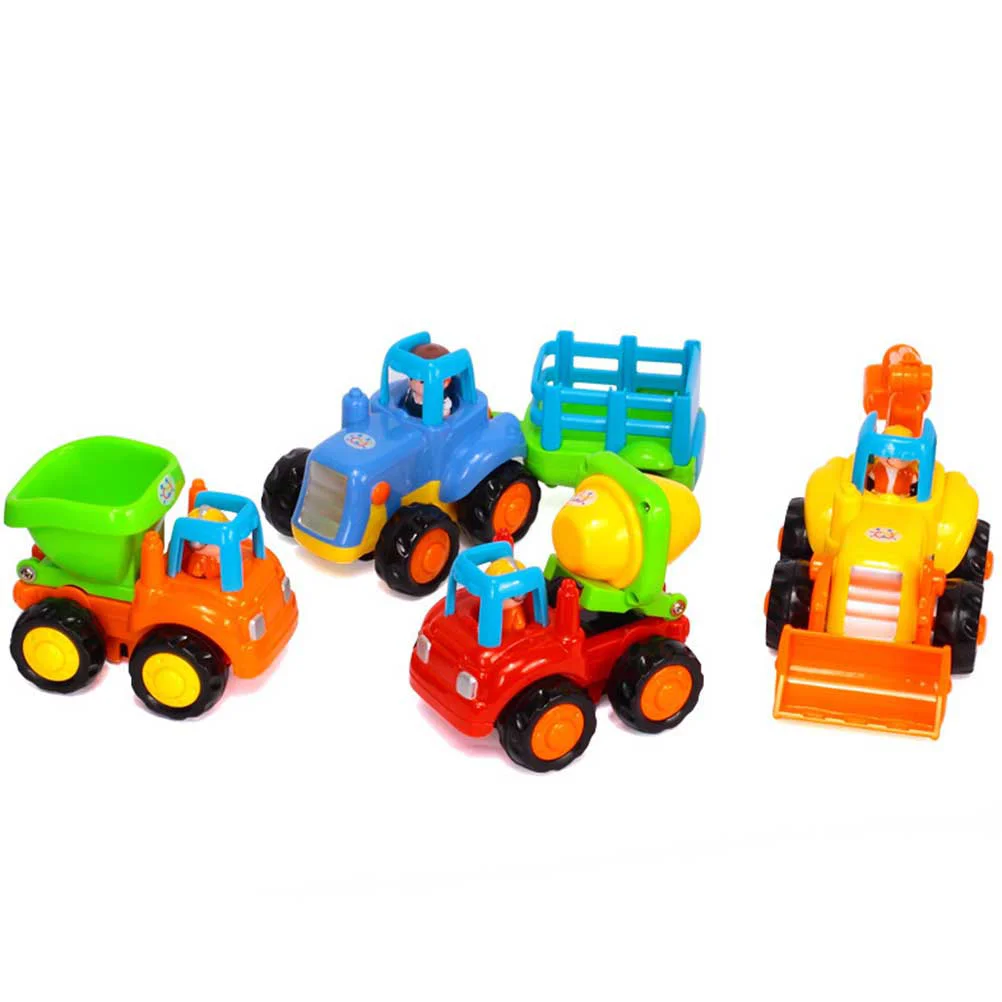 Kids Car Toy Educational Engineering Van Model Tractors Early Learning Children’s Toys