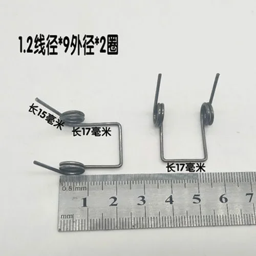 

1 лучший 4 шт., диаметр проволоки 1,2 мм, двойная торсионная пружина, пружины наружного диаметра 9 мм, 2 круга
