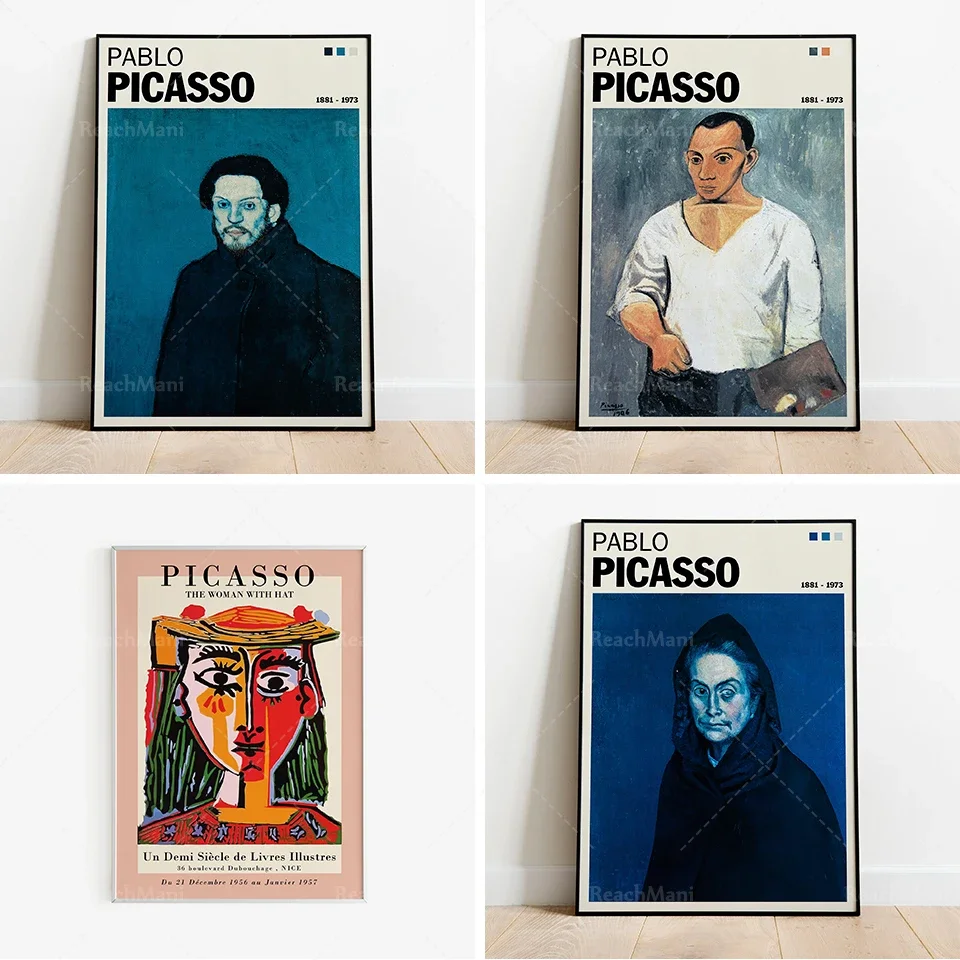 Pablo Picasso Art Print, Contemporary Art Print Poster, Vintage Art Print, Picasso Painting, A3 A4 A5 Poster, Art Print, Picass
