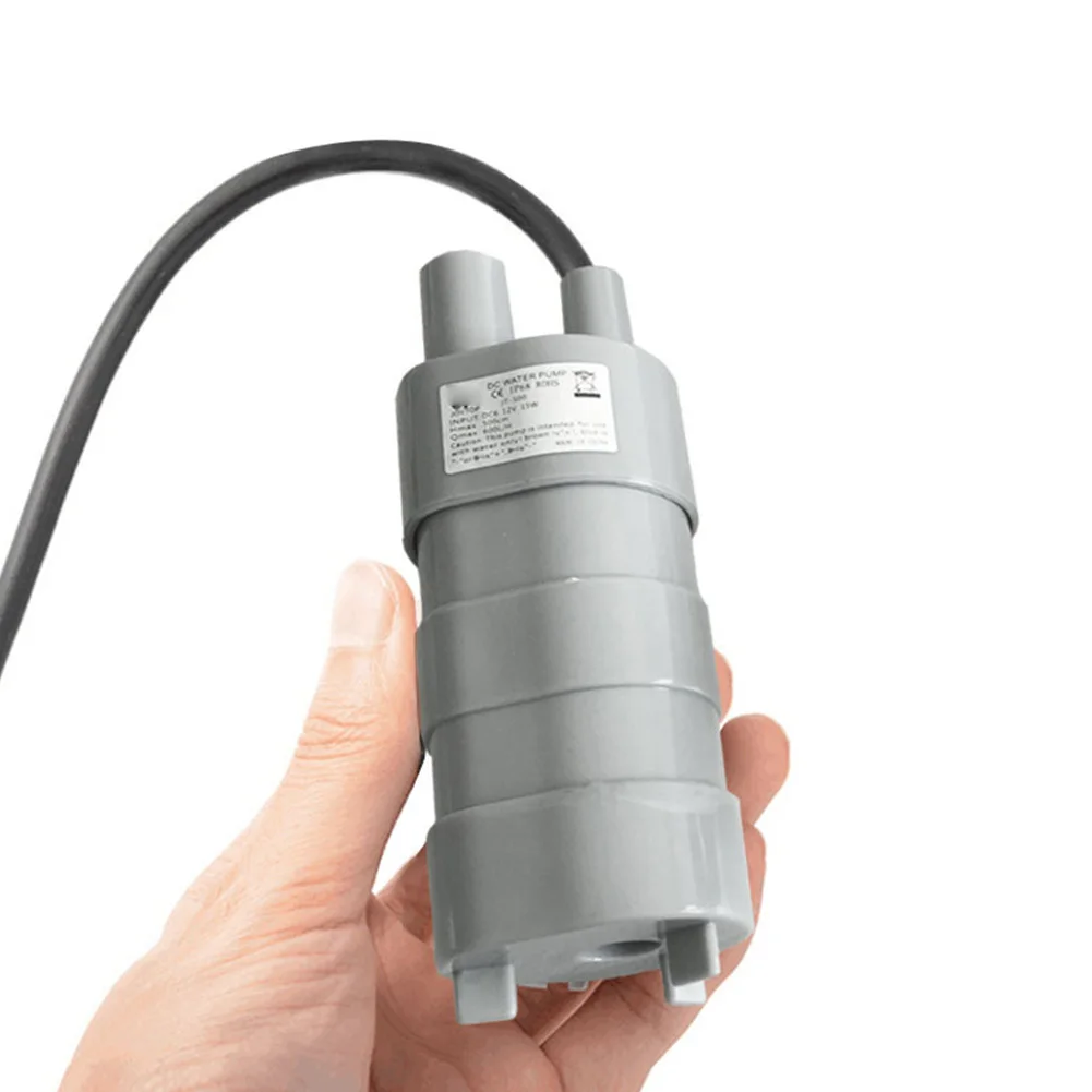 JT500 Submersible Pump Quiet Submersible Water Pump High Head 5M 10L/M 24V DC Submersible Pump for Fish Tank Pond