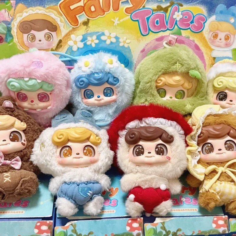Original Jotoys Qkid Fantasy Fairy Tale Emotion Fury Monster Series Vinyl Plush Blind Box Trendy Play Pendant Doll Festival Gift