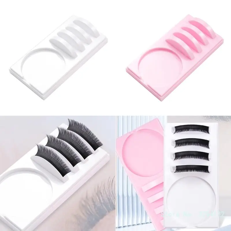 Eyelashes Extension Tools Individual Glues Pallet  Pad Eyelashes Measure Pads Adhesive Glues Stand Holder Tool