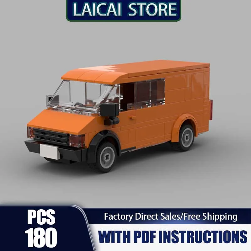 

Модель городского автомобиля Moc, строительные блоки, 1994, модель фургона, технология, кирпичи, сделай сам, сборка, модель грузовика, игрушки, выступающие праздничные подарки