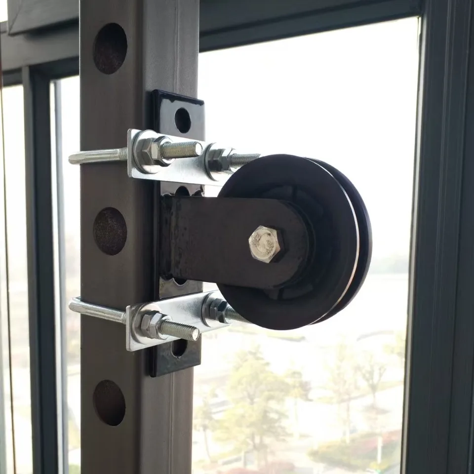 

Фитнес-тишина DIY шкив кабельная система аксессуары для тренажерного зала дома 50 мм/60 мм квадратная трубка подъемная рука трицепс оборудование для тренировок