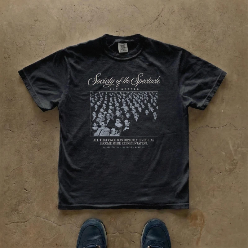 Guy Debord Tee | Society of the Spectacle Graphic T-shirt | Vintage Print
