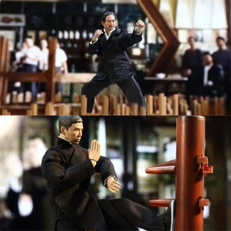 

TH017 TH018 1/12 Scale Male Action Figure Chinese Movie Yip Man Donnie Yen Sammo Hung 6" Soldier Doll Full Set Model Ornament