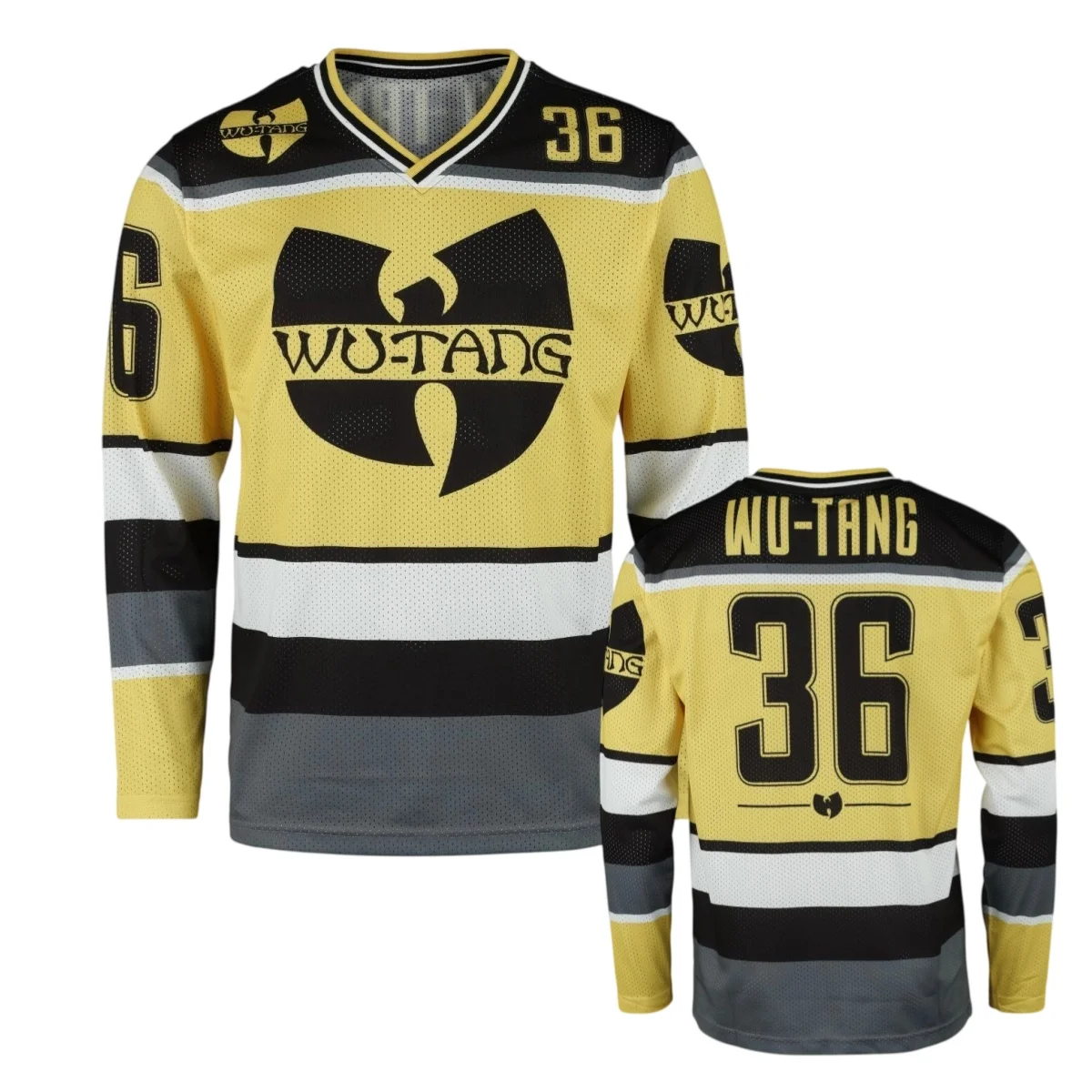 2026 Wu-Tang Clan Hip-Hop-Band Hockey-Trikot für Herren und Damen, Sportliches Langarm-T-Shirt, Atmungsaktives Schnelltrocknendes Oberteil – Detail 2