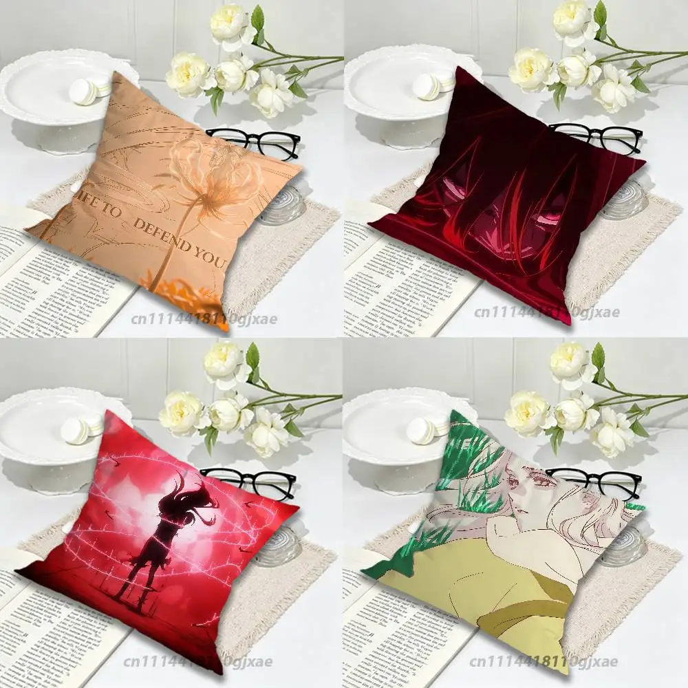 B-BLEACH Orihime l-Inoue Life to Defend You Pillow Case Living Room Sofa Cushion Cover Suitable For Home Bedroom Room Decoration