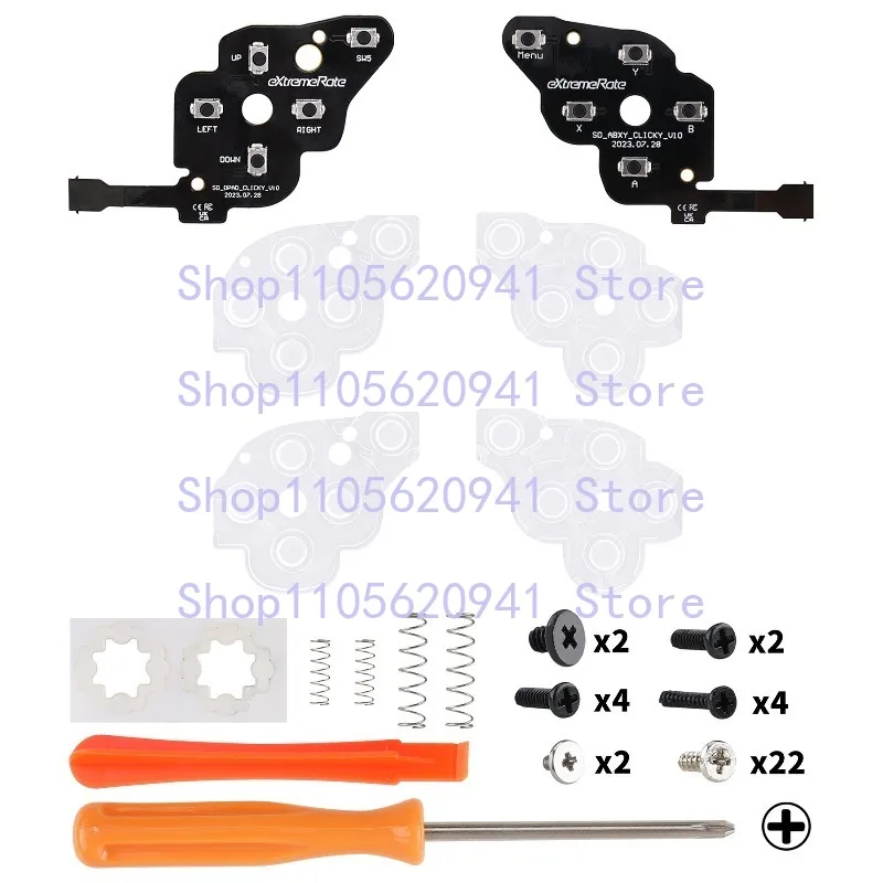 YYY  For Steam Deck Clicky Face Tactile Switch Kit Handheld Competitive Game Button Mod Upgrade    （Does not include handle）