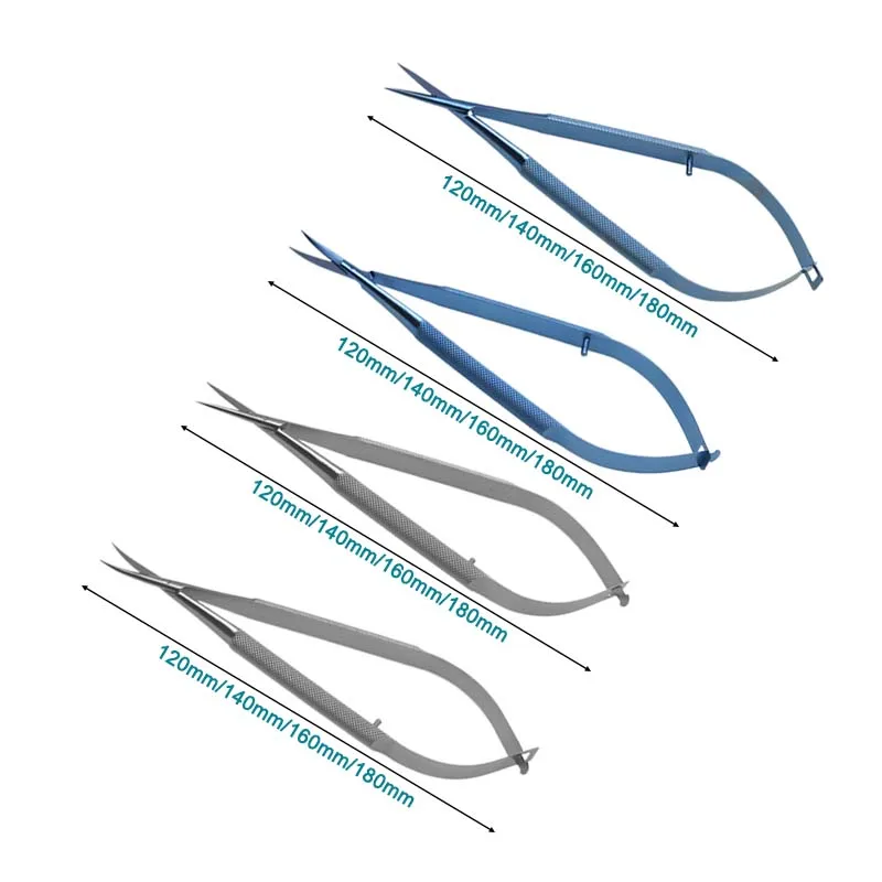 

GREATLH Eyelid Micro Cornea Scissors Castroviejo Micro Surgery Scissors Hand Tool Ophthalmic Instruments