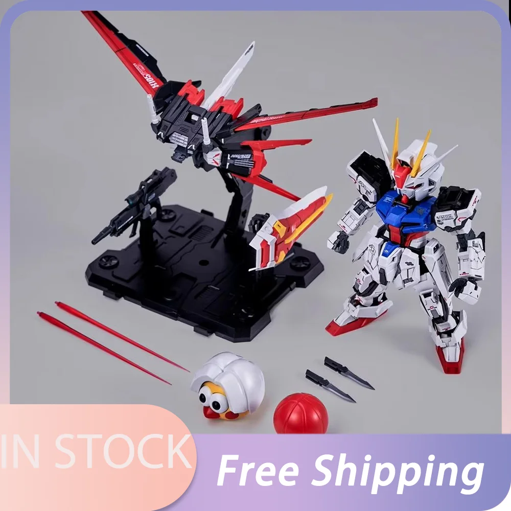 

Azesd Model Strike Gat-X105 Mgsd Action Figure Aile Striker Gat-X105+Aqm/E-X01 Sd Assembly Mecha Model Chibi Collection Figures