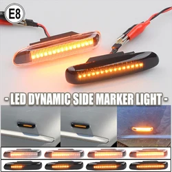 Sequential Flashing LED Turn Signal Side Marker Light For BMW 3 Series E46 Sedan Coupe Wagon Convertible 1997-2001