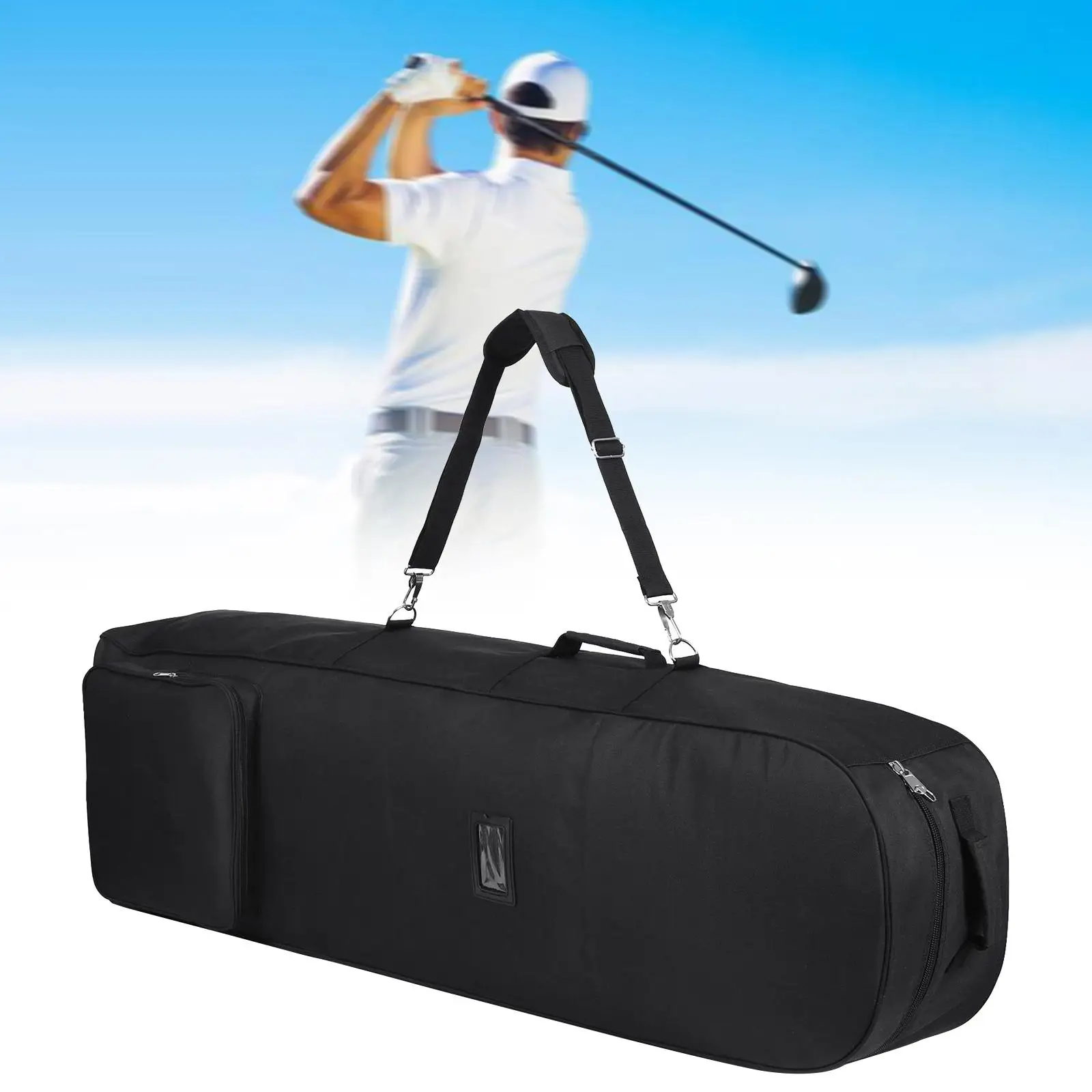 

Golf Travel Bag Handbag Lightweight with Wheels Golf Club Carrying Bag for Gifts Airplane Travel Men Training Practicing