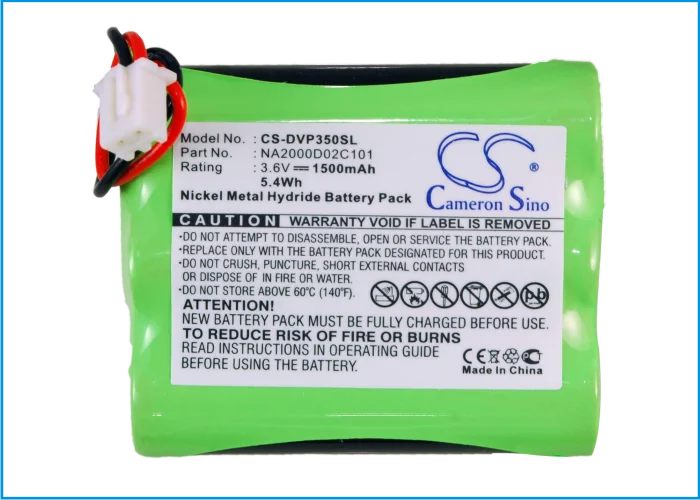 DAB Digital 1050mAh Battery For Dual NA2000D02C101 DVD-P350