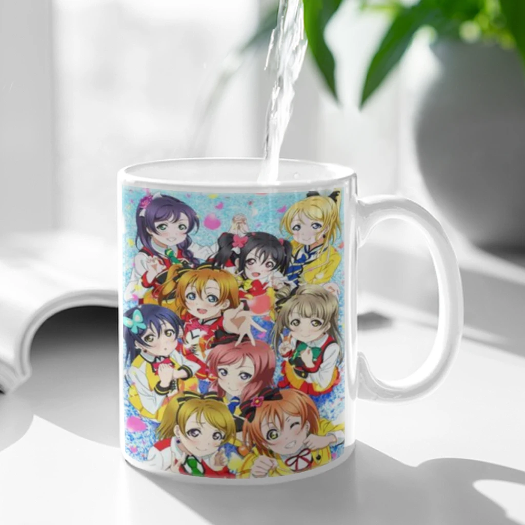 

Kawaii Anime Love Live! Ceramic Cup Coffee Oatmeal Breakfast Cup Creative Personality Mug