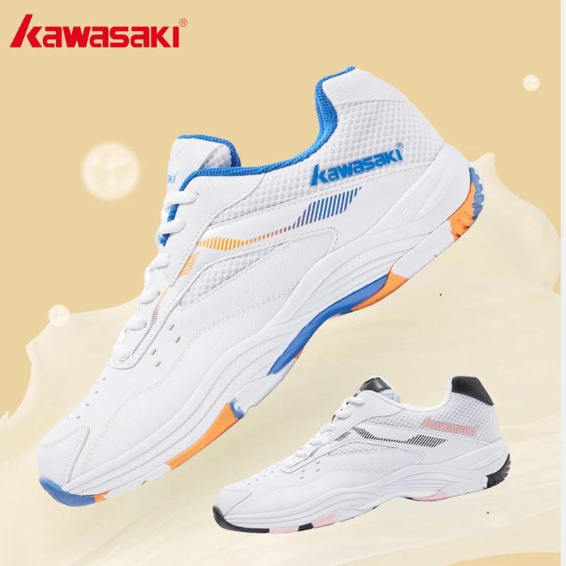 Kawasaki Brand Sneakers Table Tennis Shoes Durable Breathable Entry-level Badminton Shoes