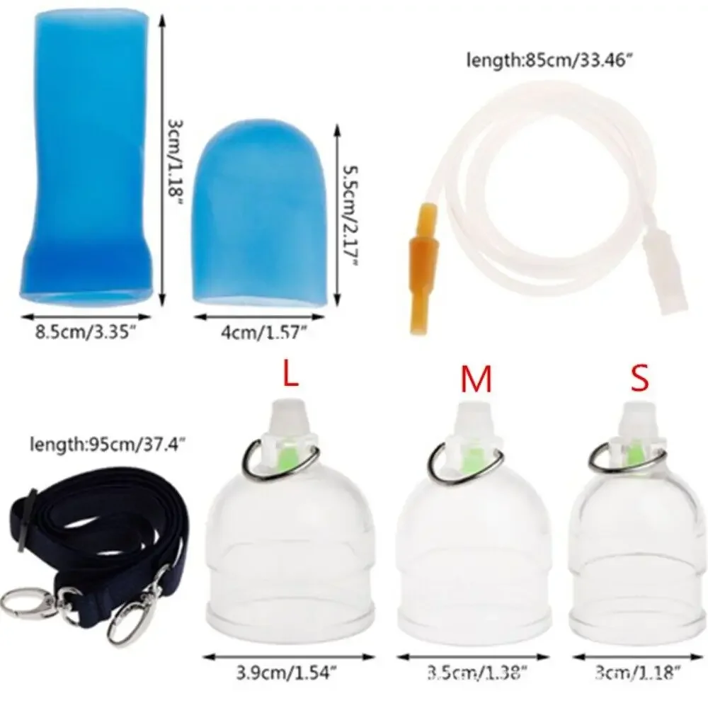 Dispositif de croissance du pénis masculin, civière de bite, ventouse sous vide, ensemble d'entraînement, massage de la prostate, masturbation du jaune, jouets sexuels, fourniture de cintre