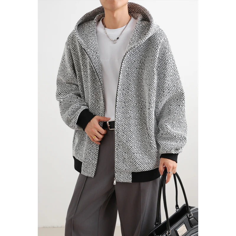 

Men's Oversized Streetwear Zip-Up Hoodie M-XXXXXL Lightweight Long Sleeve Sweatshirt with Big Pocket Open Front Spring Jacket