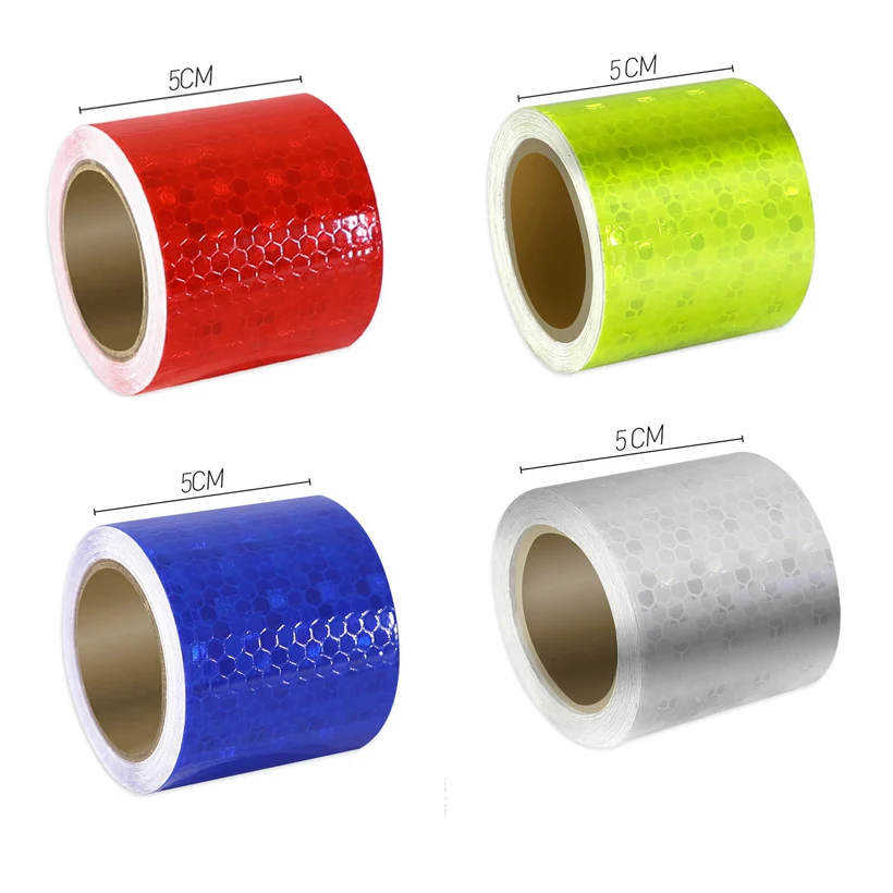 

3M/1M Car Reflective Tape Safety Stickers For Auto Bike Motorcycle Baby Stroller Reflective Strip Sticker