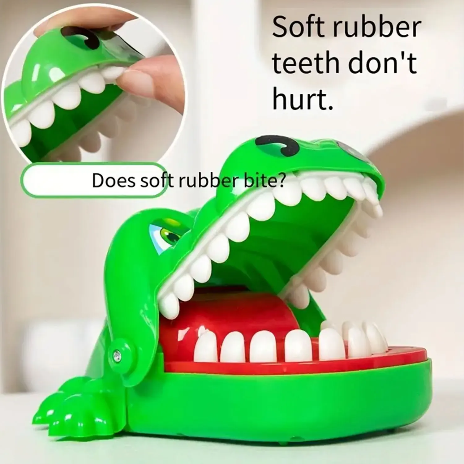 Crocodile Teeth Biting Finger Toys Prank Crocodile Biting Finger Dentist Game Funny Party and Kids Prank Games Parenting Toys