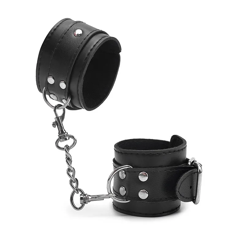 黒調節可能な革手錠大人のおもちゃ女性カップルエスポサス緊縛手 - Women Accessories Combo のレビューと価格