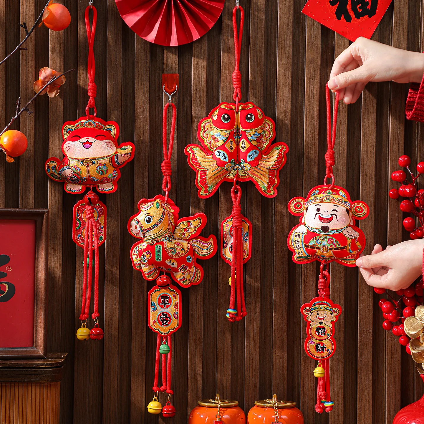 

Year of the Horse New Year Lucky Bag Bell Ornament 2026 New Year Decorations Holiday Living Room & Entryway Decor