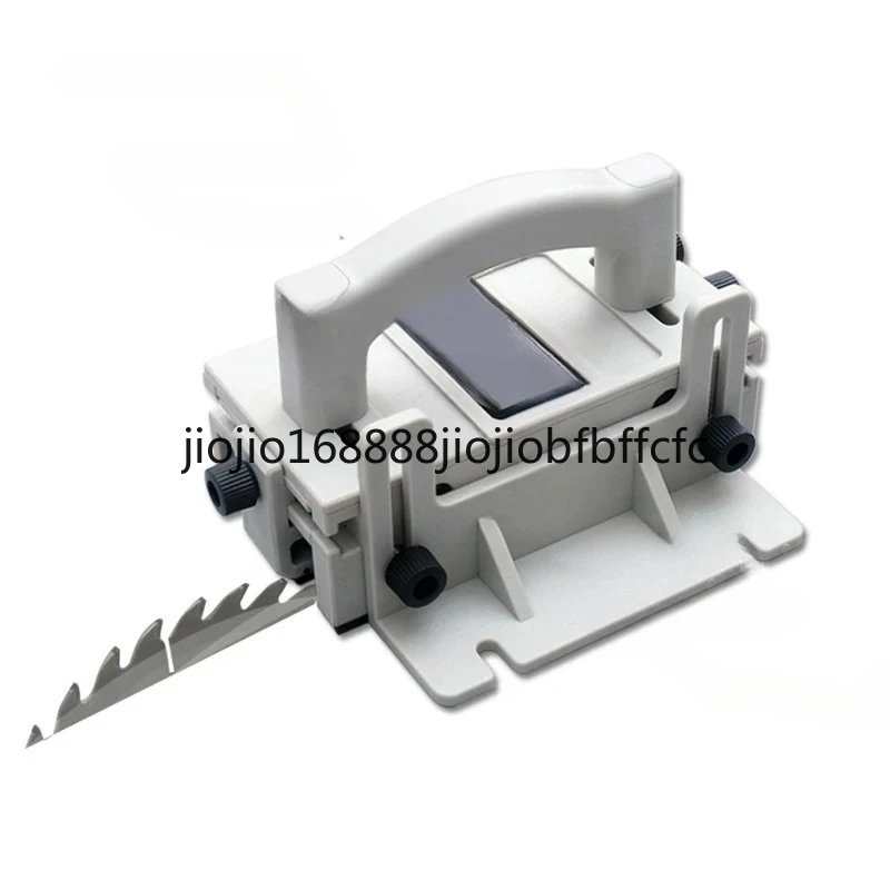 Suitable for woodworking 3D safety push handle down saw carving machine with saw blade and reverse cutting table