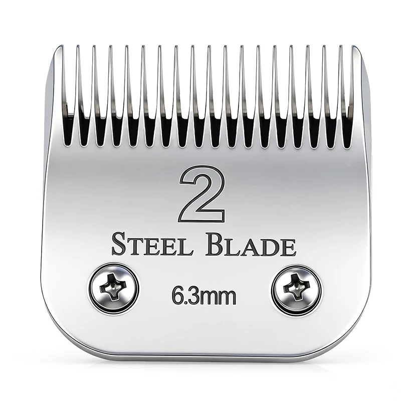 Size 2 Clipper Blade 6.3mm Haircut Professional Electric Clippers Compatible with Oster Classic 76 Silver Also Fits Andis A5 - view 6