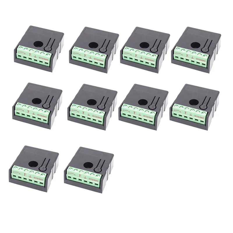 10Pcs Mini RF Wireless Remote Control Switch 12V-24V 1 Channel Rf Receiver 433Mhz Module Board