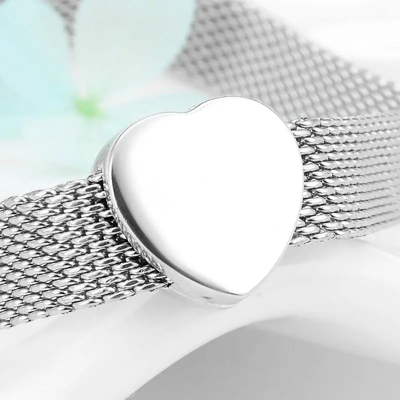 New Arrival Sparkling 925 Sterling Silver Round Clear CZ Clips Beads for Jewelry Making Fit Reflexions Charm Bracelet
