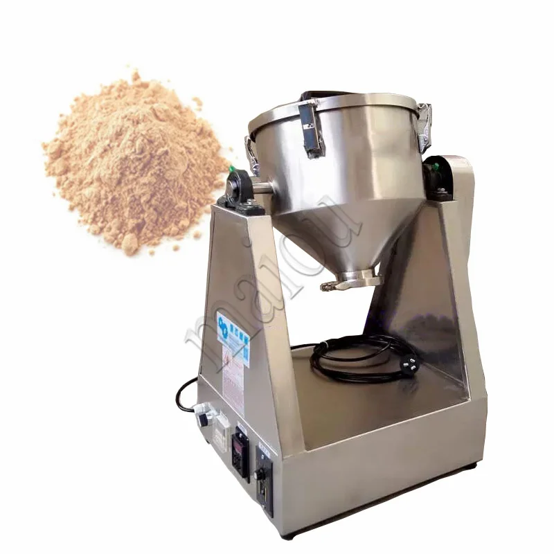 Rotary Cone Dry Powder Mixing Machine Blender Mixer Powder Additive Food Maize Mixer