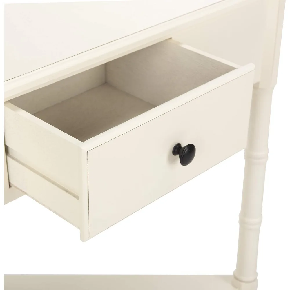 American Homes Collection Gomez Vintage Grey Corner Table