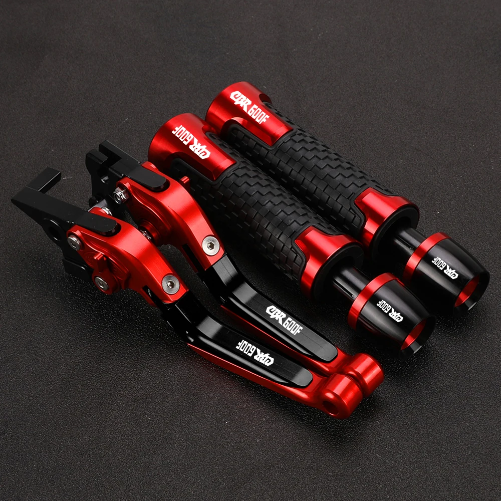 For Honda CBR600F CBR 600F 2011 2012 2013 Motorcycle Adjustable Folding Brake Clutch Levers Handlebar Handle grips end CBR 600 F