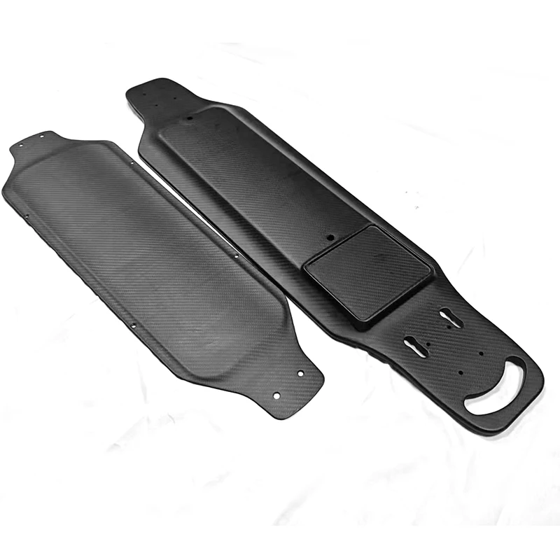 Custom Shape Carbon Fiber Skate Scratch Resistant Antiskid Offroad Skate Board