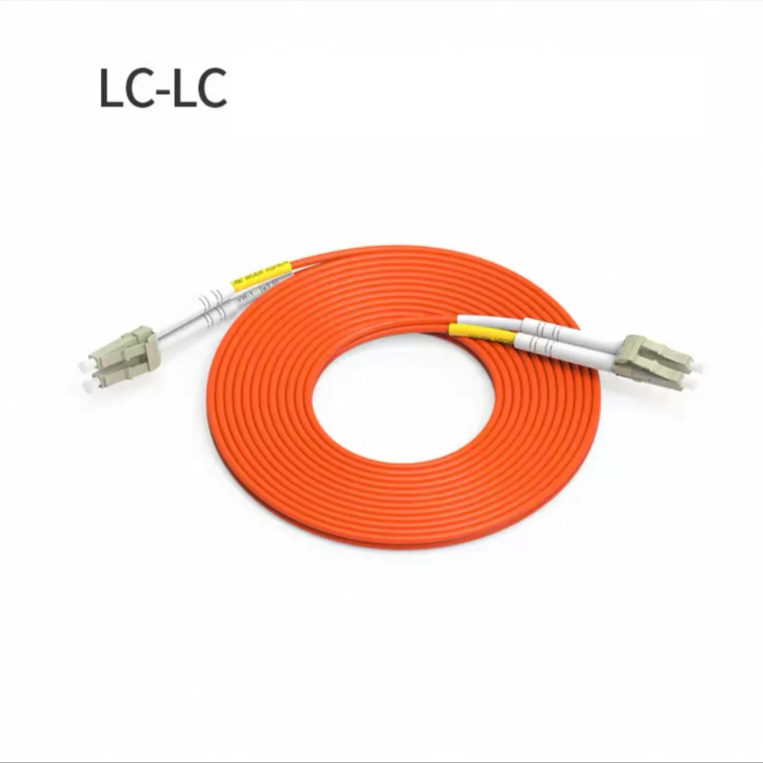 Patchcord światłowodowy LC-LC OM1 OM2 duplex 20m 30m 100m LC DX Kabel wielomodowy 1m2m3m5m7m10m zworka światłowodowa darmowa wysyłka ELINK