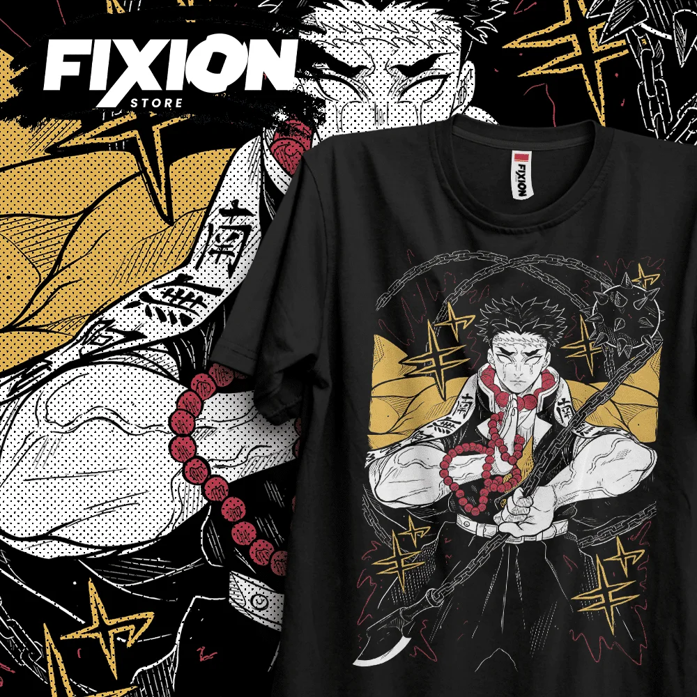 Camiseta de Anime Kimetsu no Yaiba - Pilar Roca # MA [N], camiseta de Manga