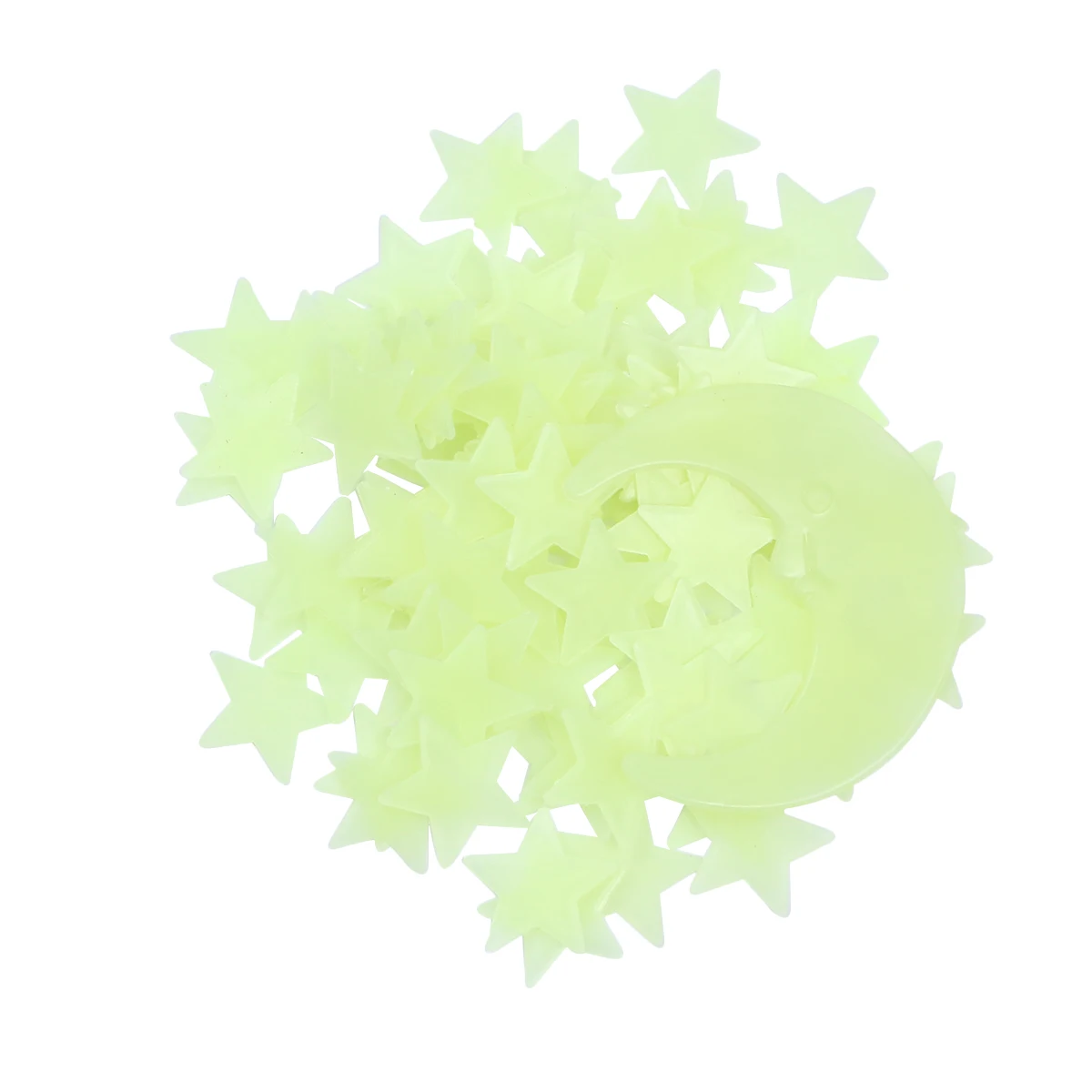 

201 Pcs Luminous Star Moon Set Stickers for Glow Stars Wall Decals Decor Child