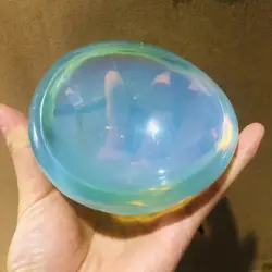 Opal Stone Bowl Irregular Smooth Polished Hand Carved Stone Bowl Crystals Stone Plate Vinegar Seasoning Snack Kitc