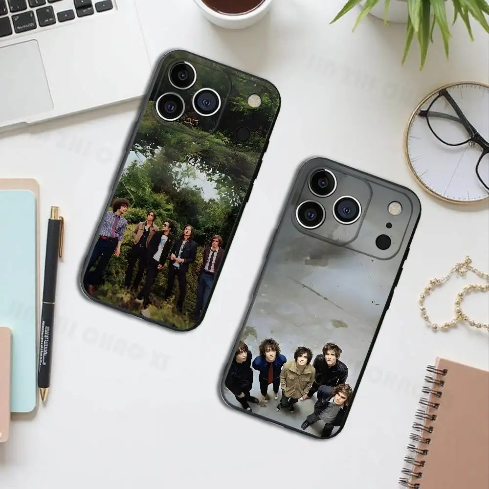 

Band The S-Strokes Silicone Soft Phone Case For IPhone17 16 15 14 13 12 11 Pro Max Plus X XR SE Cover