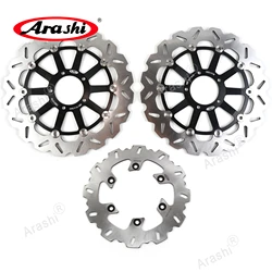 Arashi 1 Set CNC Full Floating Front Rear Brake Disc For DUCATI MONSTER STEALTH 821 2019 2020 Rotors MONSTER ABS 821 2015-2020