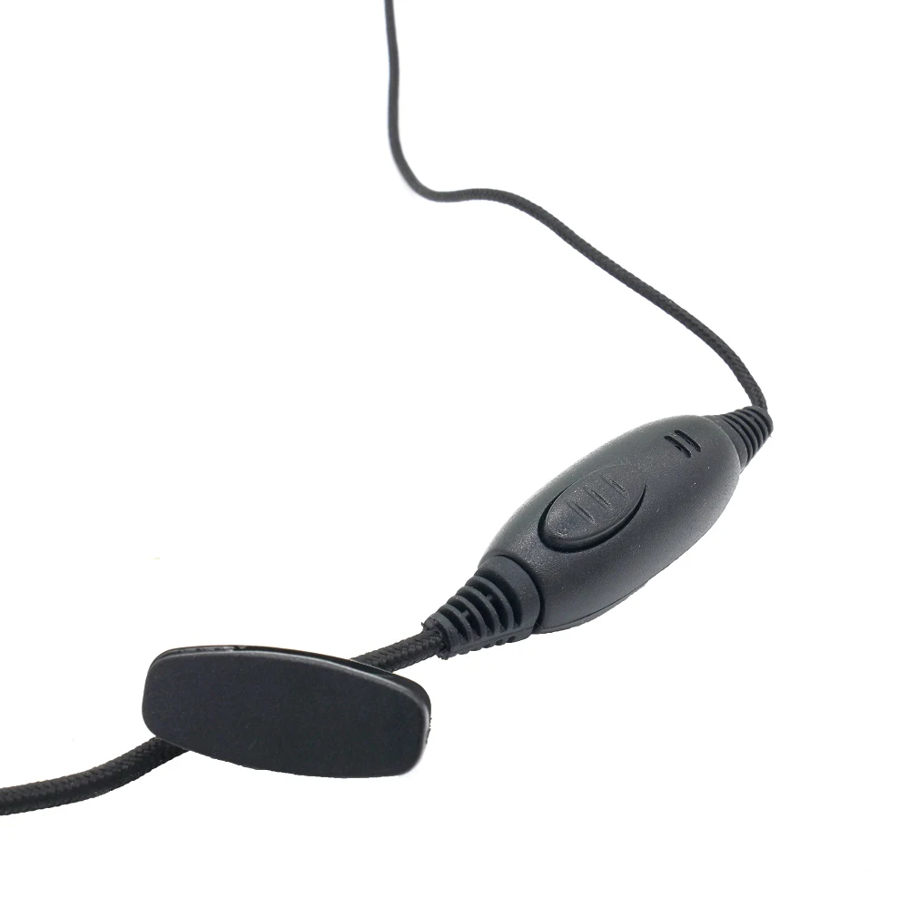 سماعة أذن بخطاف على شكل حرف G لهاتف Motorola CP200/GP300/Spirit Series، ميكروفون PTT لتقليل الضوضاء، تصميم أمان سري