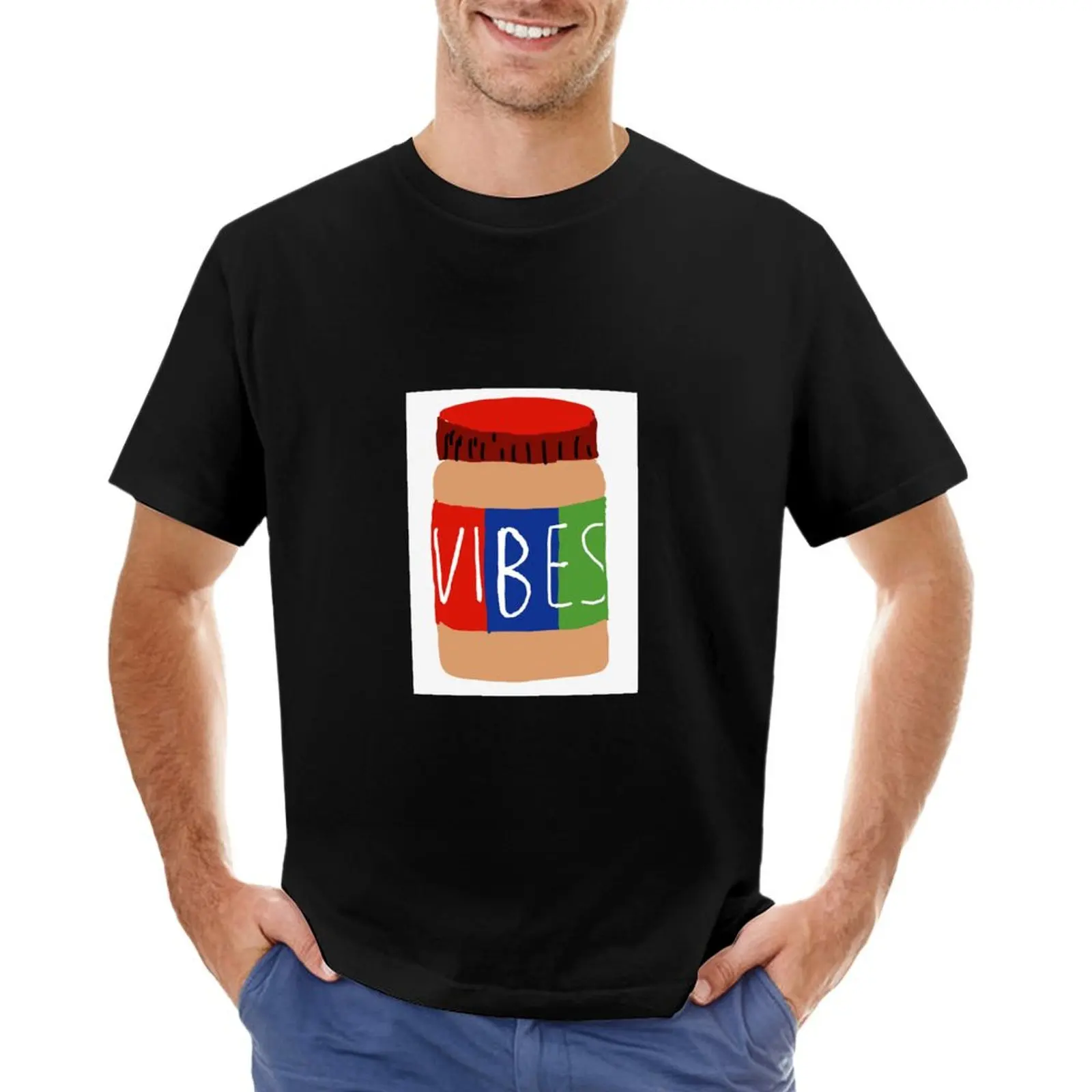 Peanut butter vibes T-Shirt graphic shirts graphic tee shirt anime shirts men