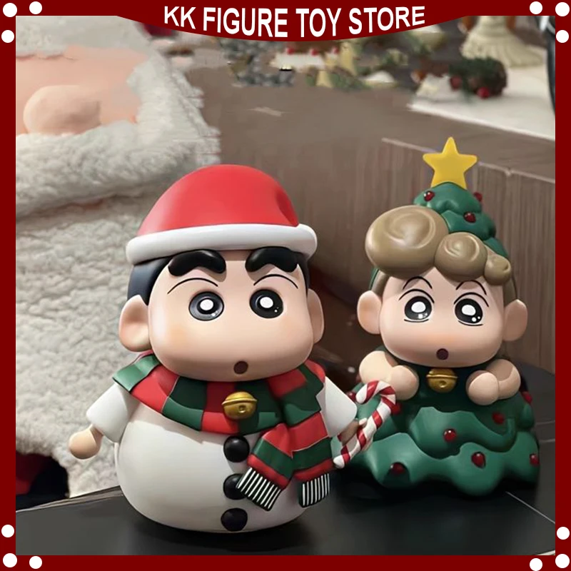 Shinnosuke Nohara Nohara Himawari Crayon Shin Chan Christmas Tree  Cute Anime Figure Model doll PVC Collection Toys Gifts 20CM